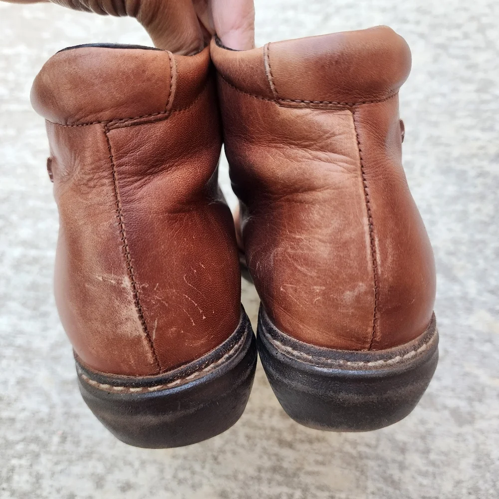 Pikolinos Mens Leather Lace-up Ankle Chukka Boots, Cognac Brown‎ Leather Sz 39